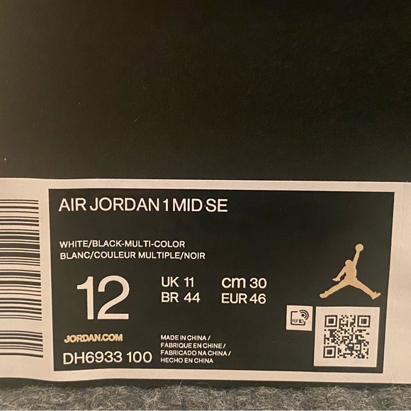 DS 2021 Air Jordan 1 Mid SE Diamond Shorts Men’s 10.5 main image 11